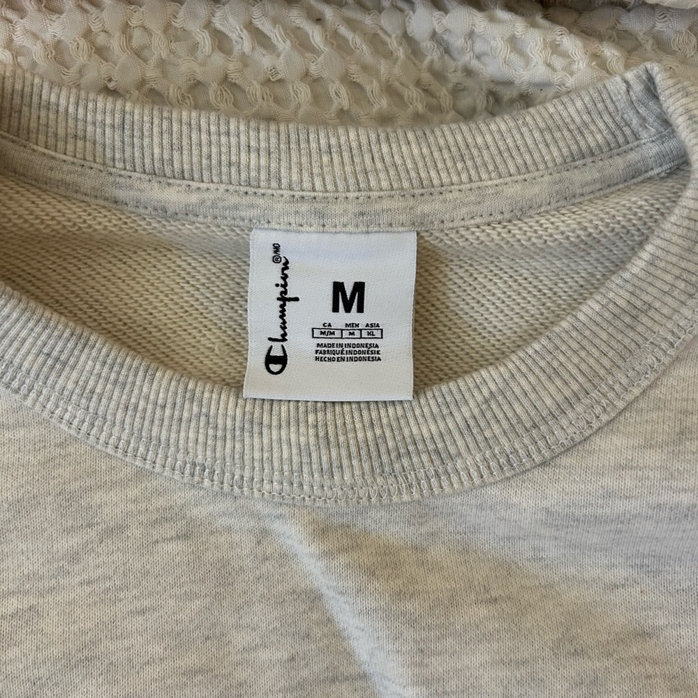 Champion Light Gray Crewneck Top